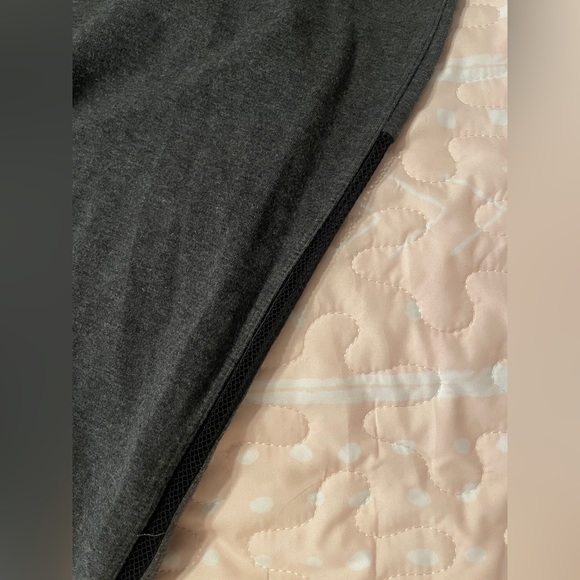 Yummie Gray High Waisted Black Side Panel Leggings - Picture 9 of 9